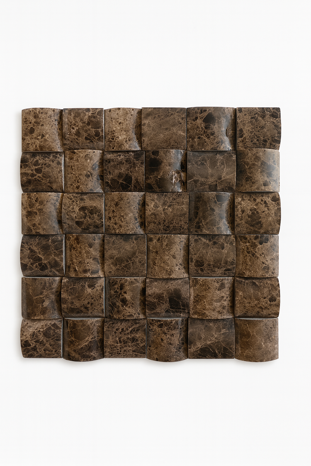 Emperador Dark Braided Marble Sheet.