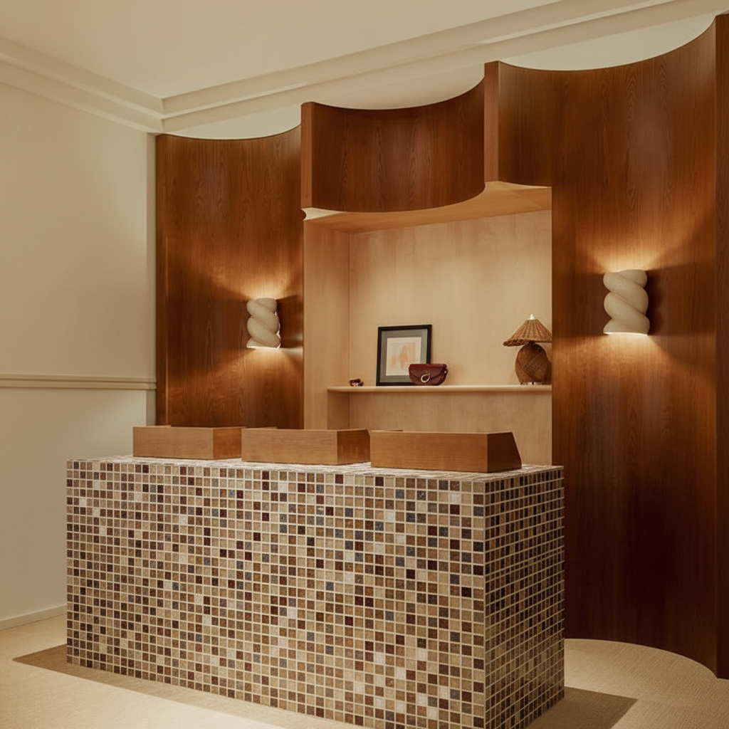 Mosaic tile.